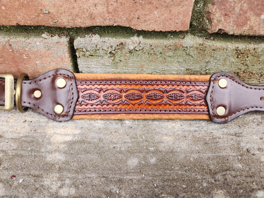 Brown Geometric Collar