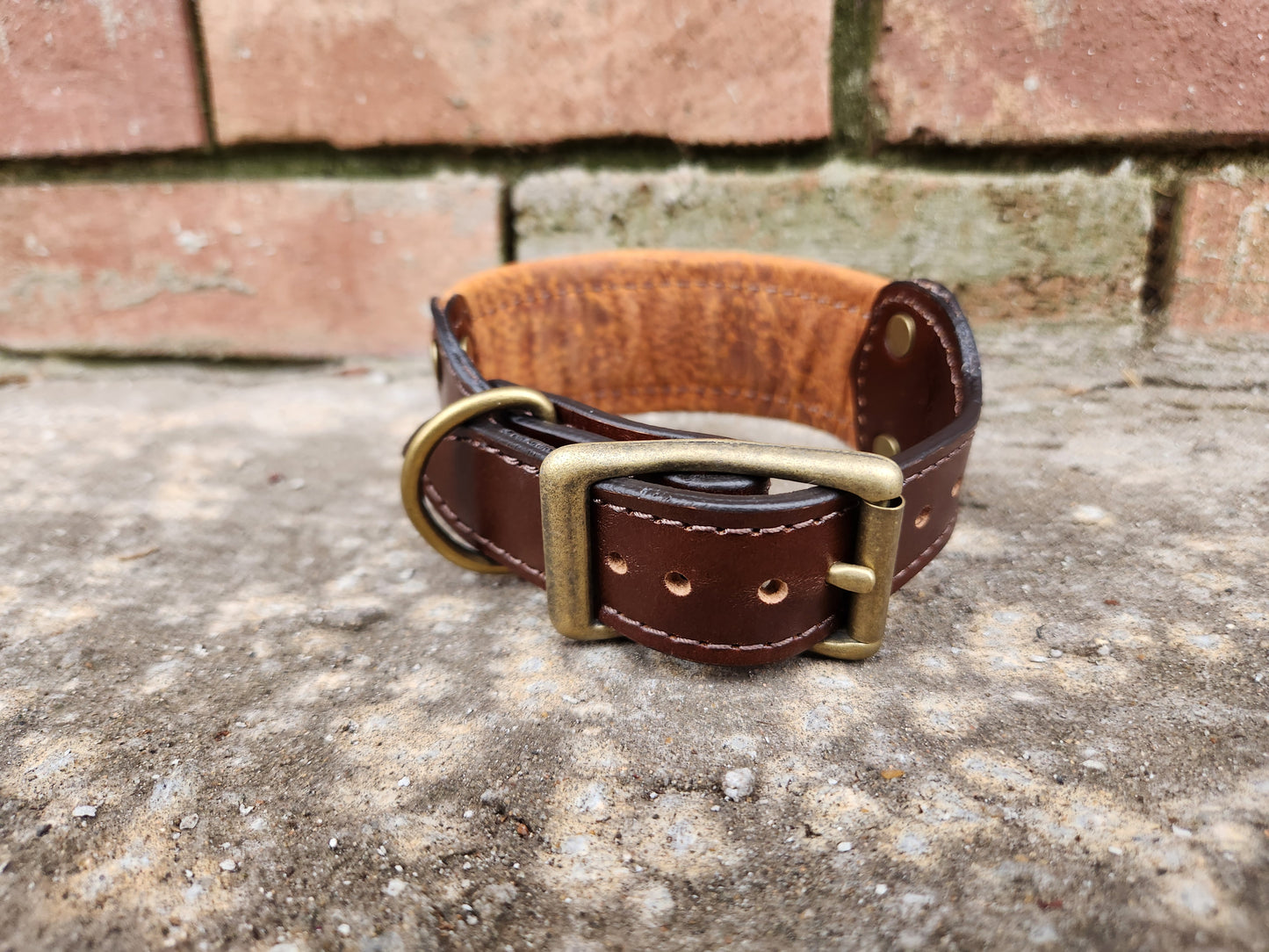 Brown Geometric Collar