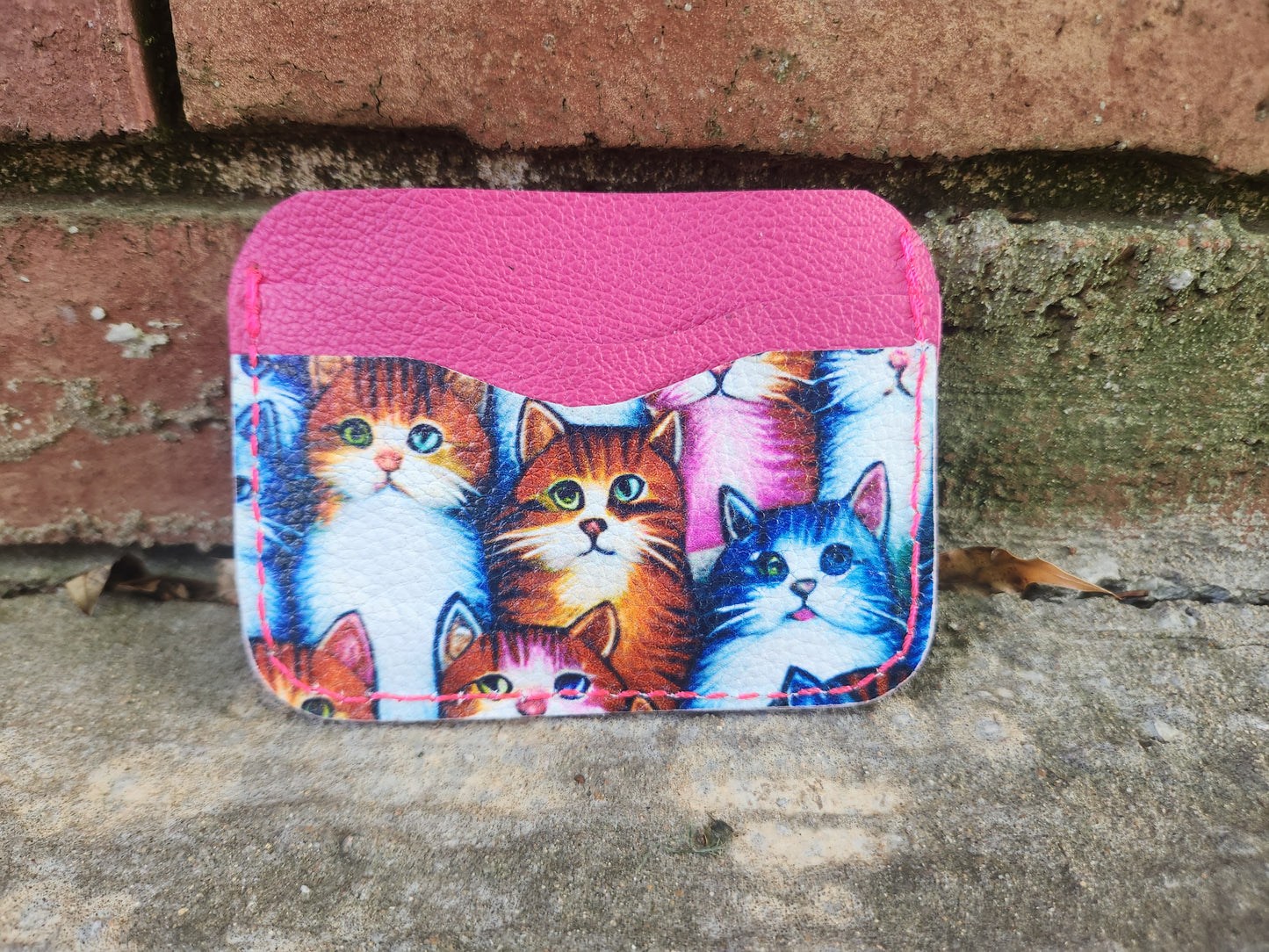 Horizontal Kitty Card Wallet