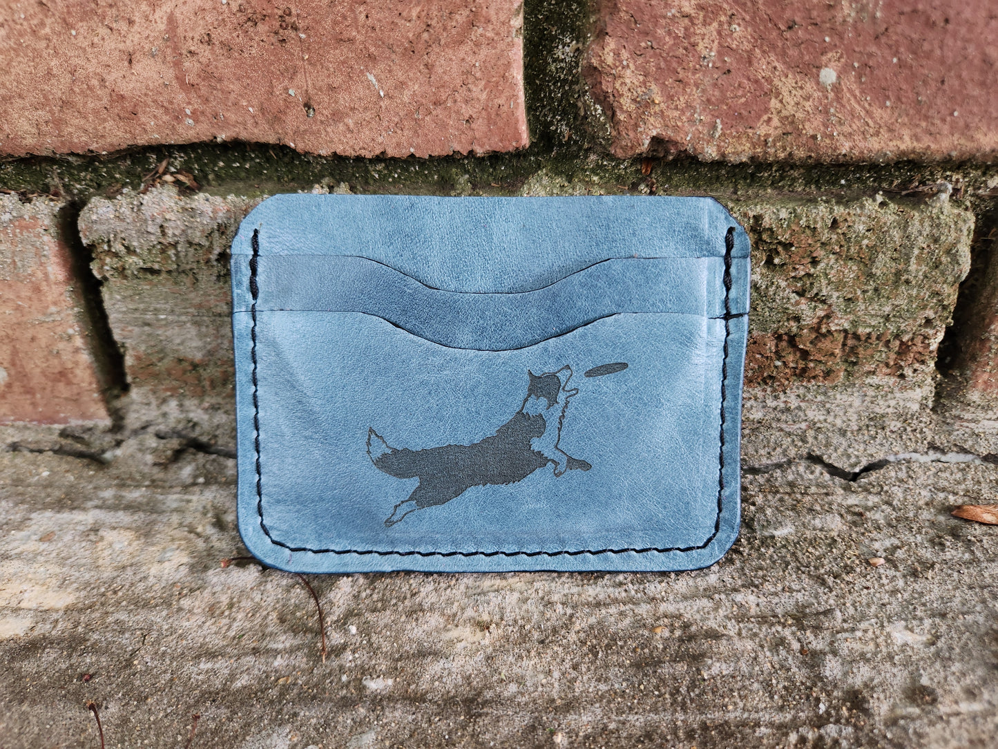 Blue Border Collie Card Wallet