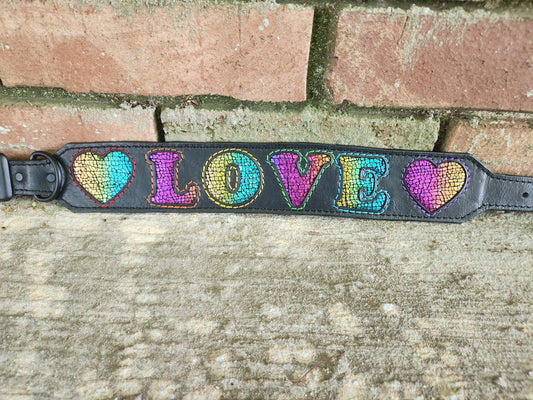 Custom Love & Hearts Collar