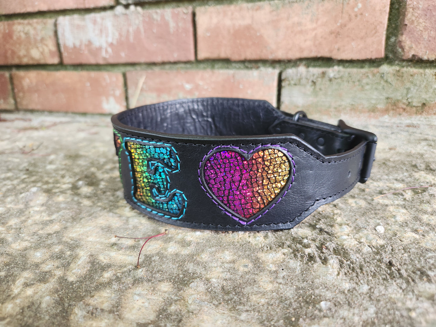 Custom Love & Hearts Collar