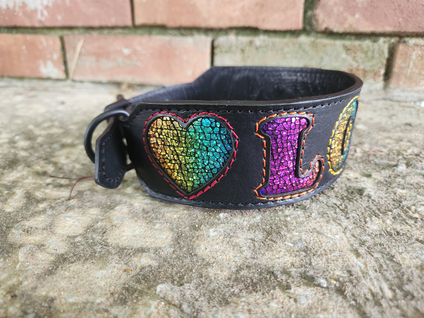 Custom Love & Hearts Collar