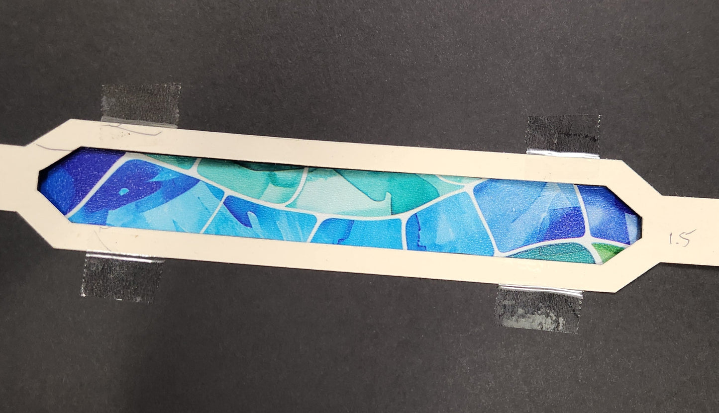 Rainbow Mosaic Leather