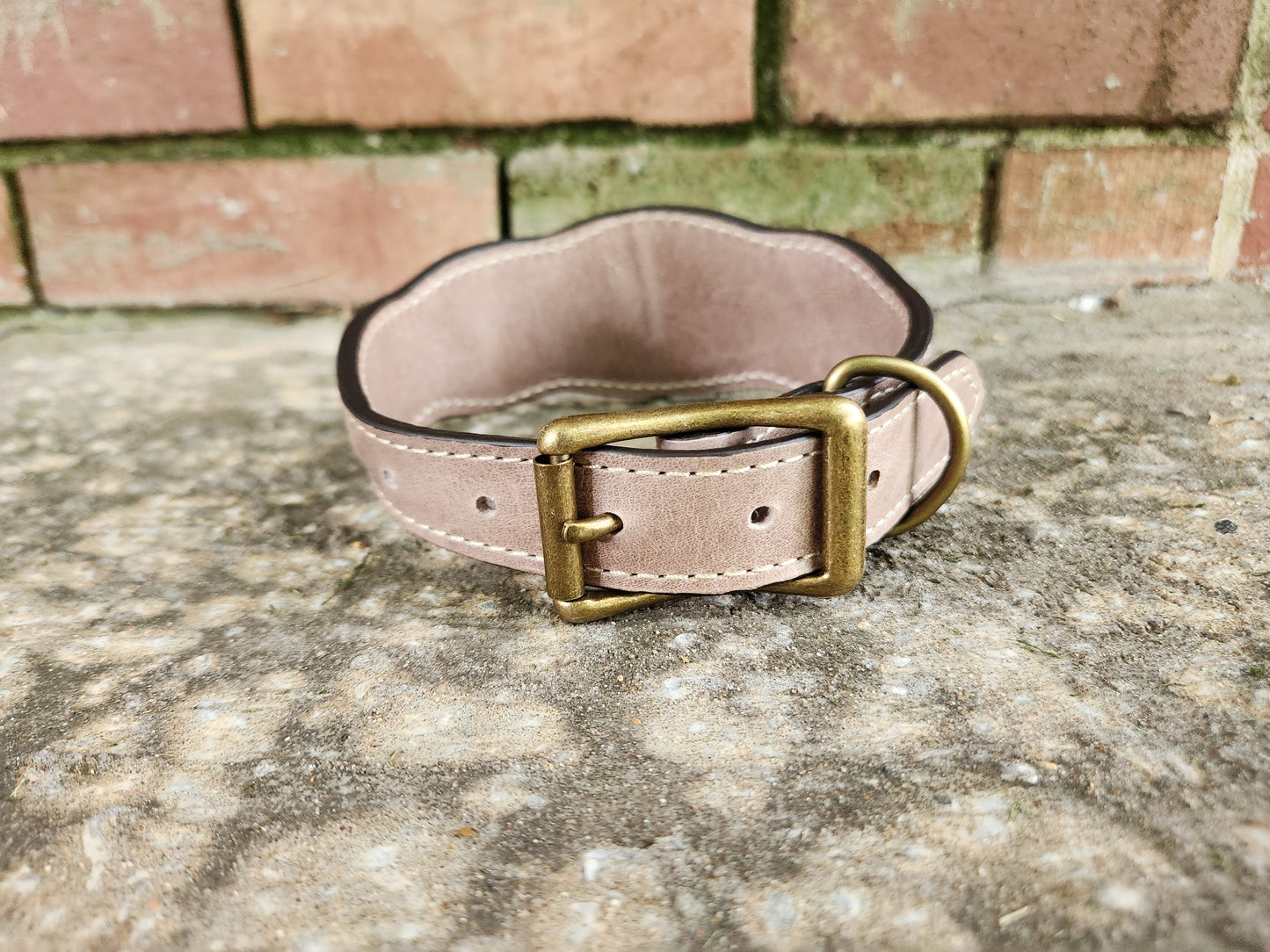 Custom Bee Leather Collar