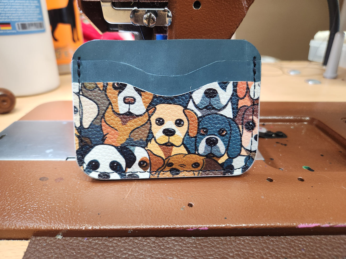 Horizontal Card Wallet Printed Pocket