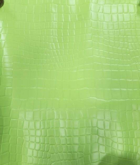 Neon Yellow Leather