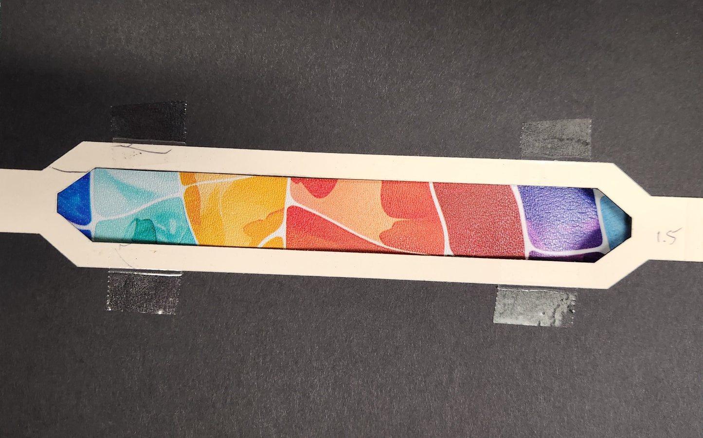 Rainbow Mosaic Leather