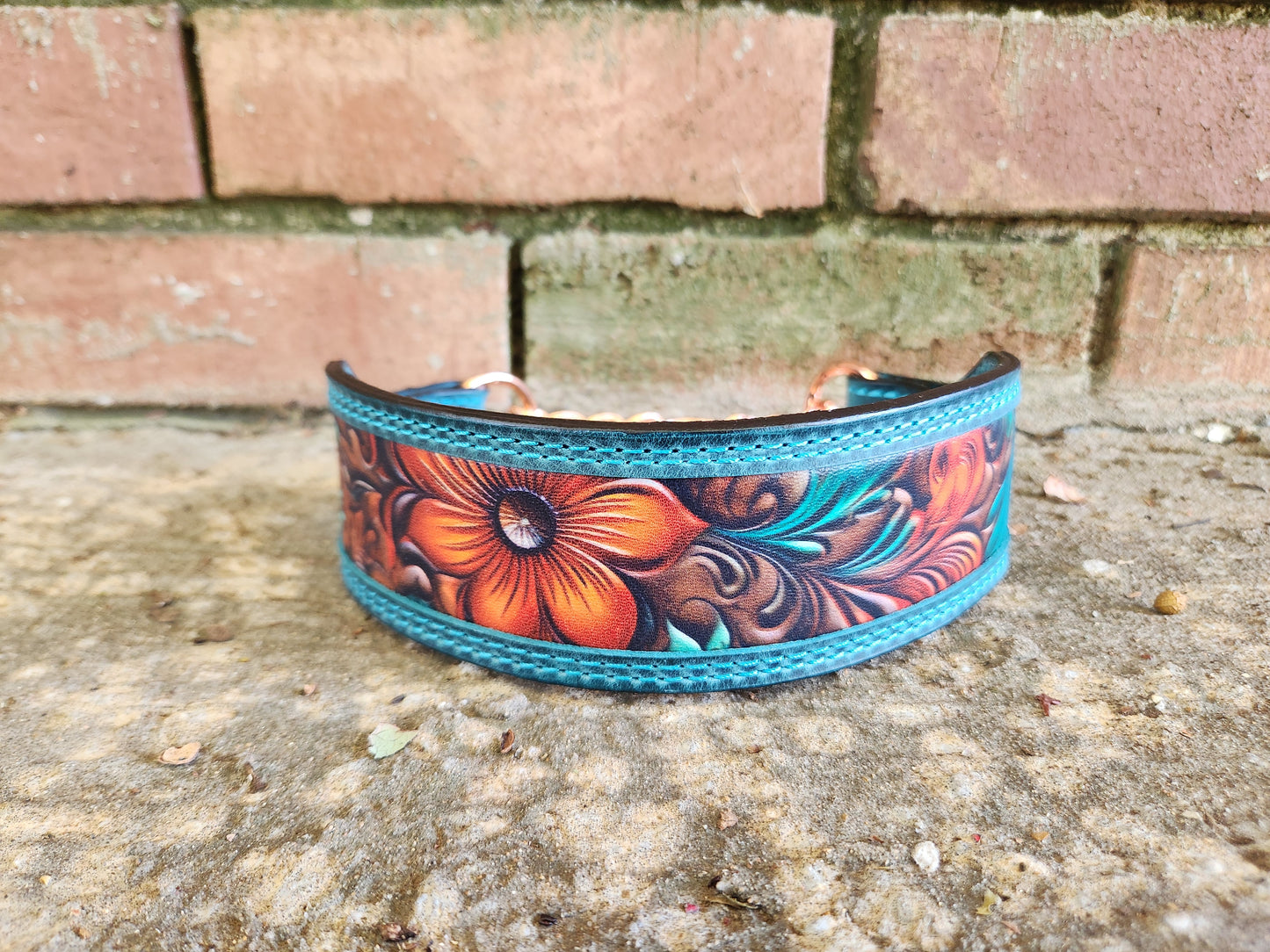 Custom 2in Wide Martingale Collar W/Frame