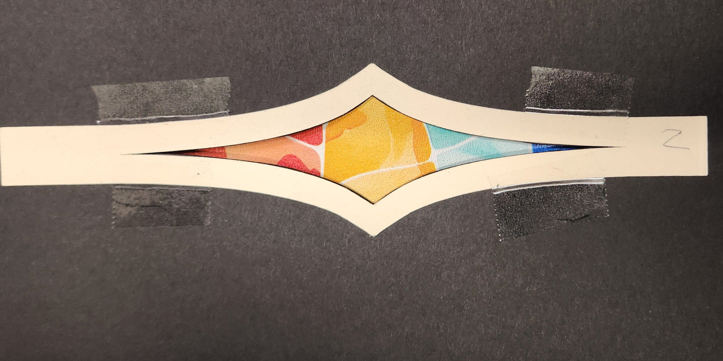 Rainbow Mosaic Leather