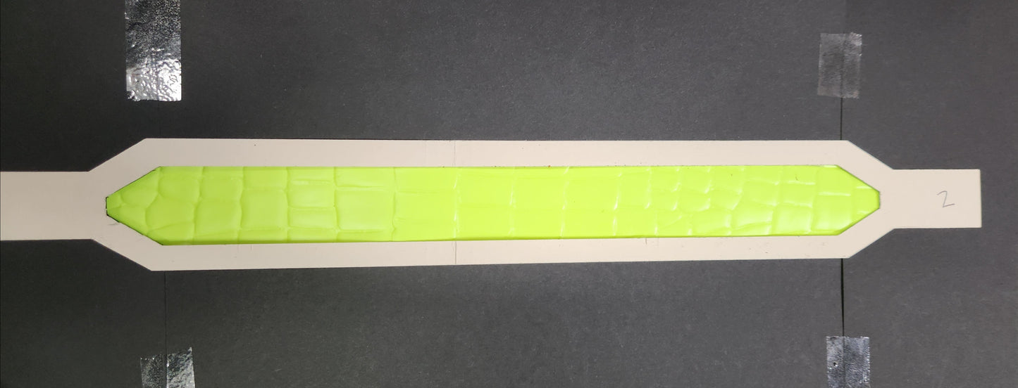 Neon Yellow Leather