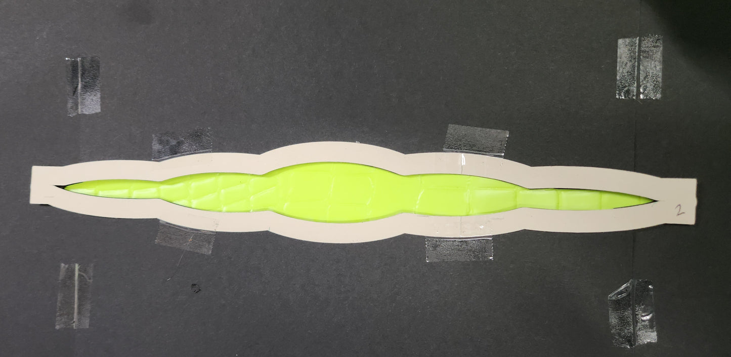 Neon Yellow Leather