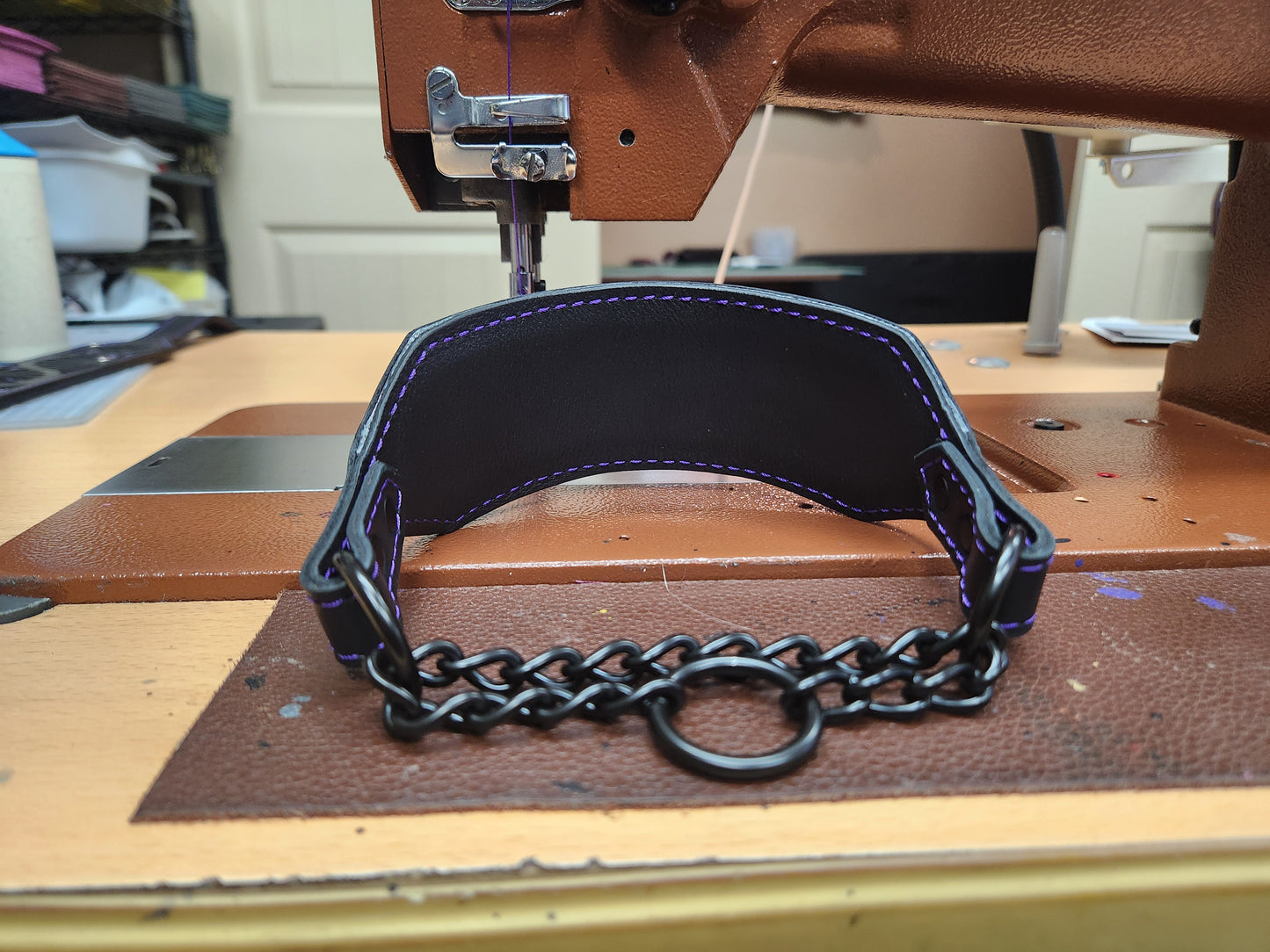 Custom 2in Wide Martingale Collar W/Frame
