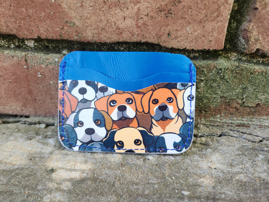 Horizontal Dog Lover Card Wallet