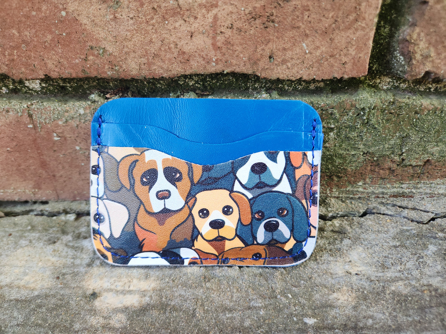 Horizontal Card Wallet Printed Pocket