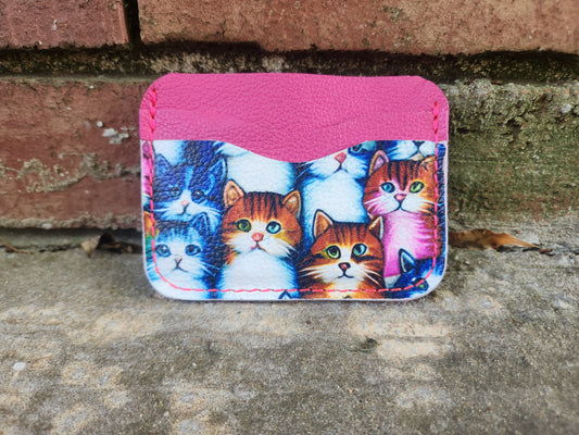 Horizontal Kitty Card Wallet