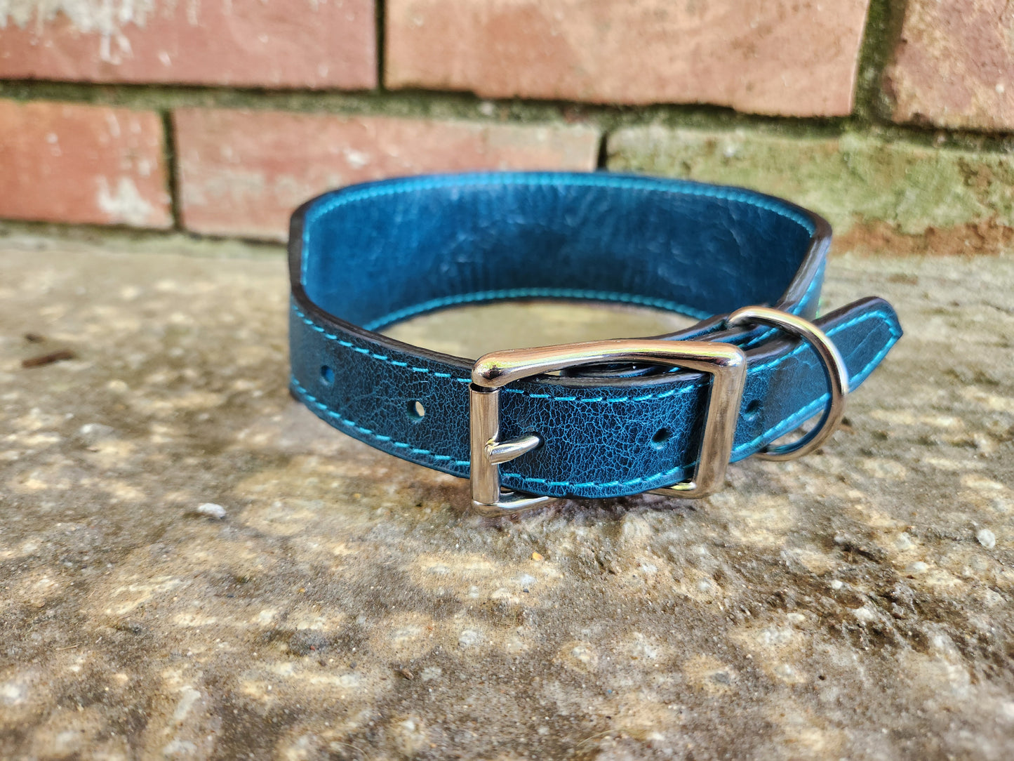 Green Argyle Collar